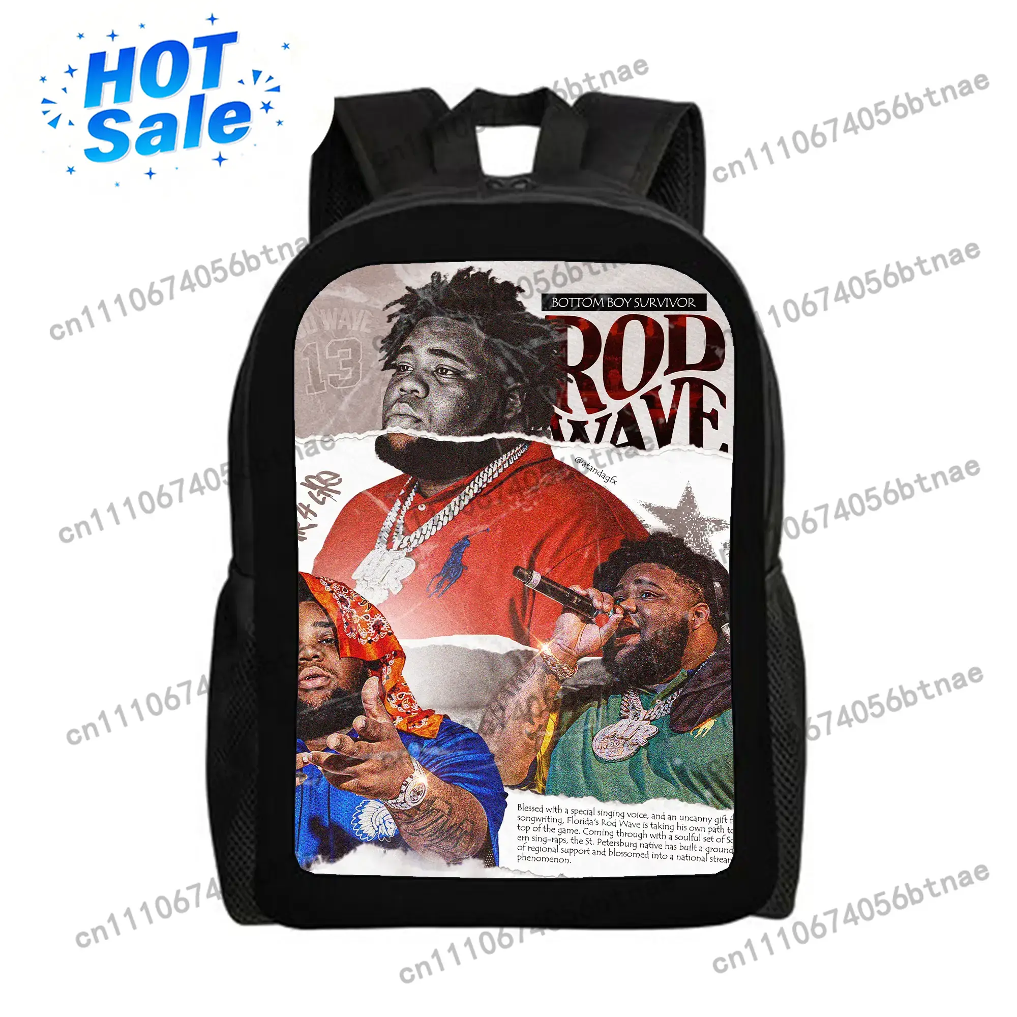 School Backpack Teen - Tas Ransel Rod-Wave Untuk Anak Perempuan,