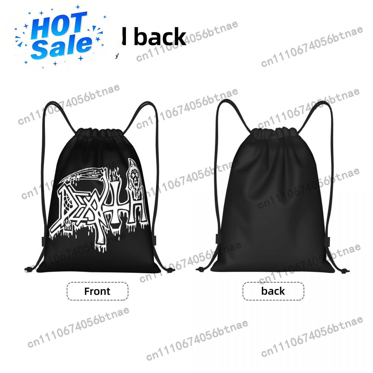Tas Ransel Serut Motif Death P - Drawstring Gym Bag ulasan dan harga