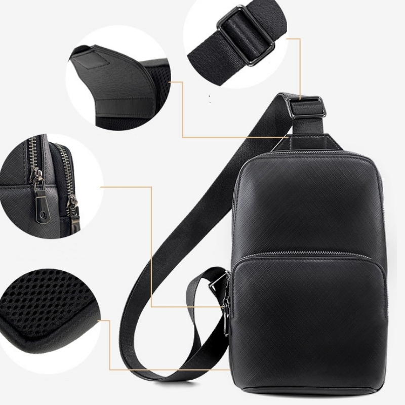 Desain mode tas selempang pria - Leather Backpack Vintage ulasan dan harga